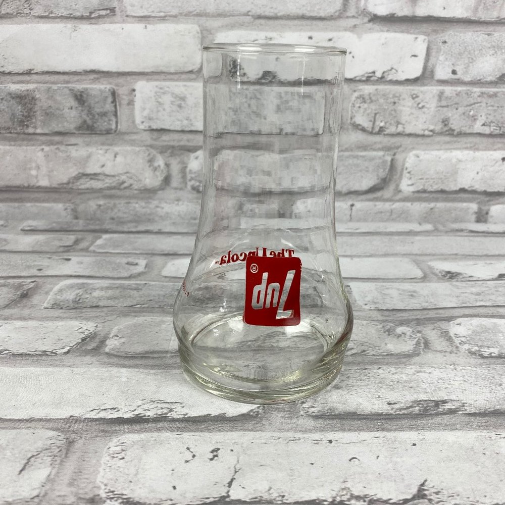 7 UP The Uncola Upside Down Glass